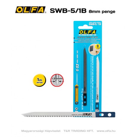 OLFA SWB-5/1B - Fűr&eacute;sz penge