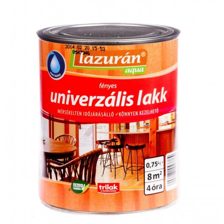 LAZUR&Aacute;N AQUA Univerz&aacute;lis magasf&eacute;nyű lakk