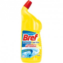 Bref Power Aktiv Lemon toalett tisztítószer citrom illattal 750 ml 