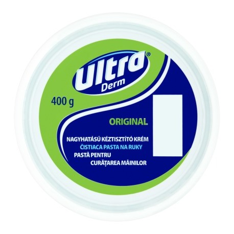 Ultra Derm Original nagyhat&aacute;s&uacute; k&eacute;ztiszt&iacute;t&oacute; kr&eacute;m 400 g