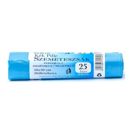 Kék Pille szemeteszsák 50×50 25 l, 20 db